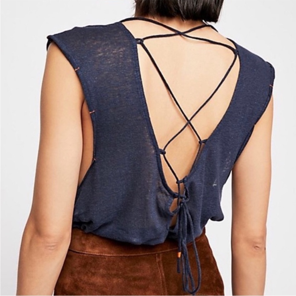 EUC Free People Love Birds Embroidered Top Small - Picture 4 of 11